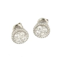 Orecchini Soranzo Gioielli Donna Pietre Preziose in Oro bianco Diamante 1.14 Ct BCO10390818 - BCO10390818
